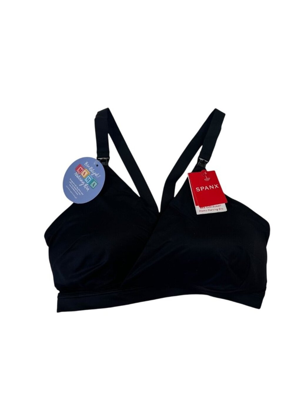 Spanx Bra-LLELUJAH! Mama Nursing Tshirt Bra Comfy Strap Women SZ XL -NEW